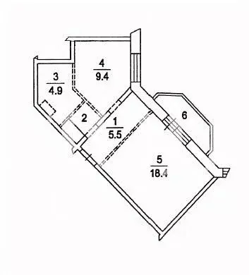 1-к кв. Московская область, Люберцы городской округ, Октябрьский пгт ... - Фото 2