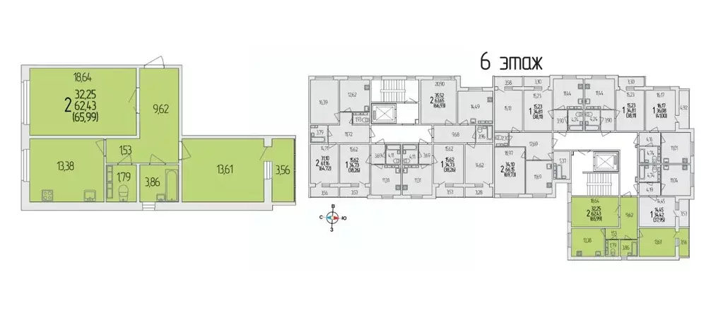 2-к кв. Белгородская область, Белгородский район, Разумное рп ул. ... - Фото 0