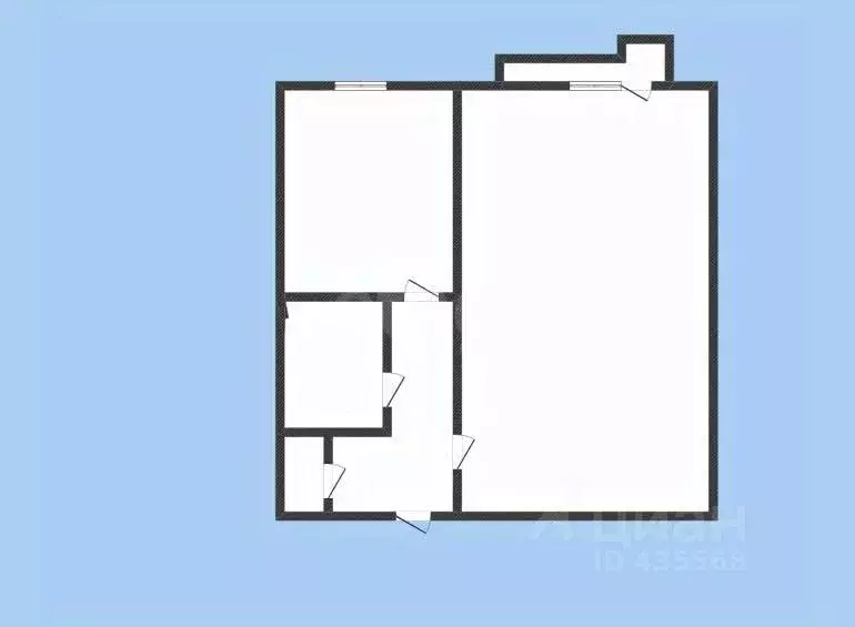 1-к кв. Белгородская область, Губкинский городской округ, пос. ... - Фото 1