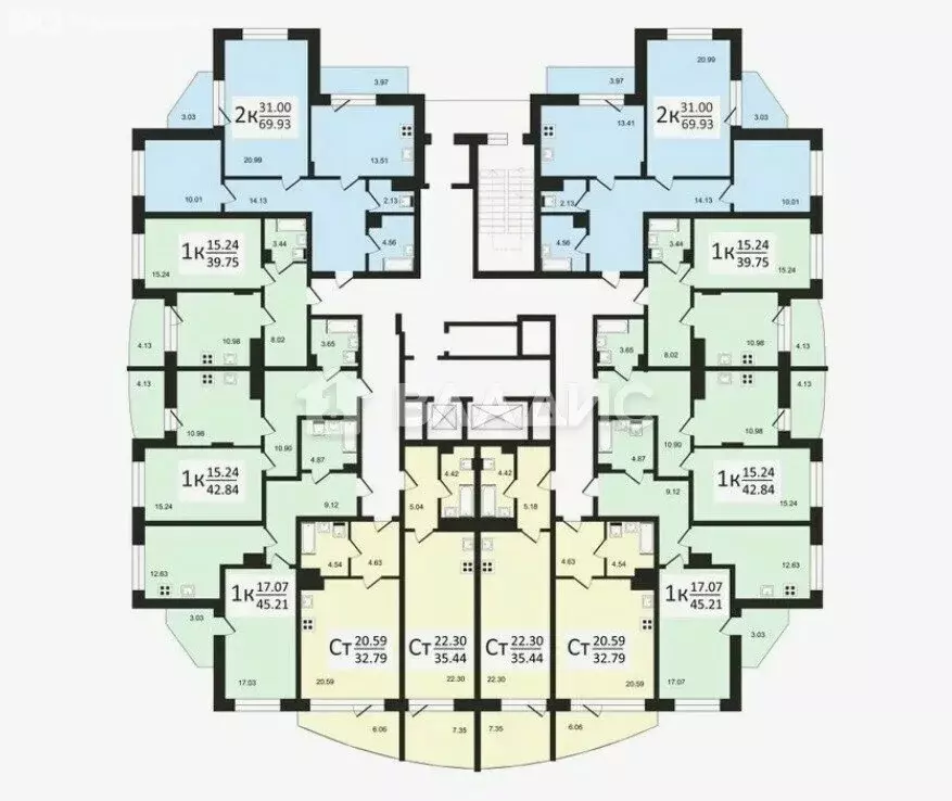 Квартира-студия: Владимир, улица Лакина, 2Б (30.3 м) - Фото 1
