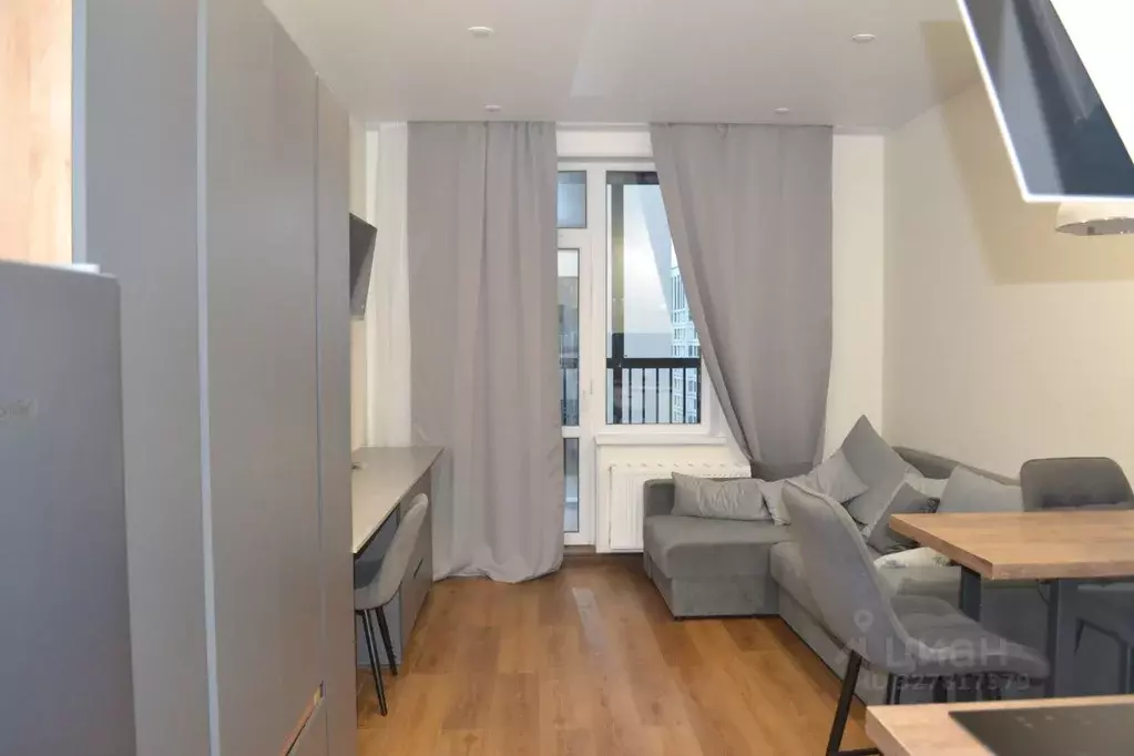 Студия Санкт-Петербург аллея Арцеуловская, 9 (27.0 м) - Фото 1