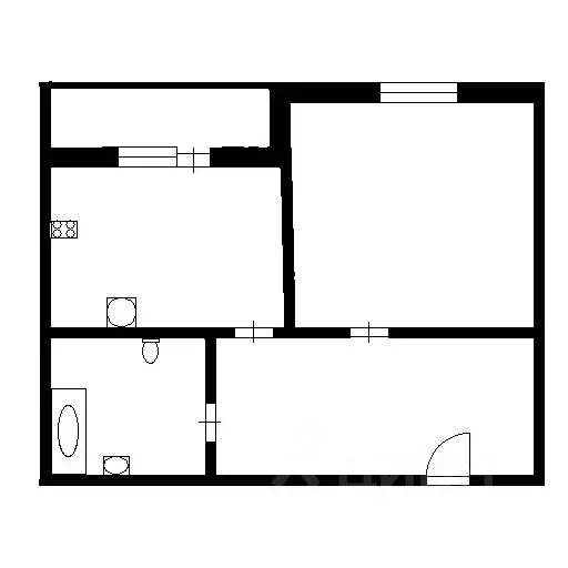 1-к кв. Московская область, Балашиха Саввино мкр, ул. Калинина, 18 ... - Фото 2