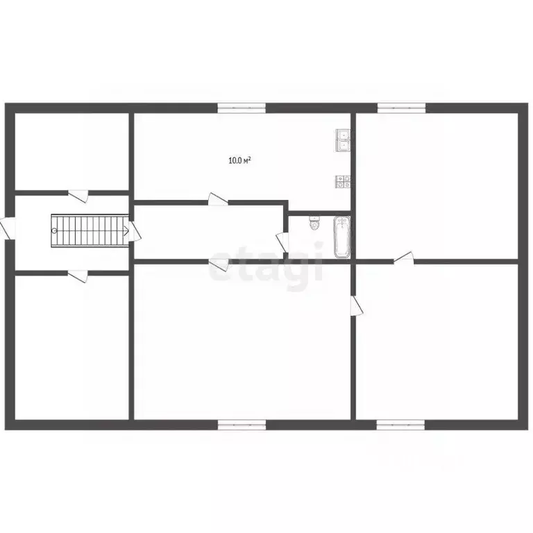2-к кв. Костромская область, Макарьев Юрьевецкая ул., 25 (47.3 м) - Фото 2