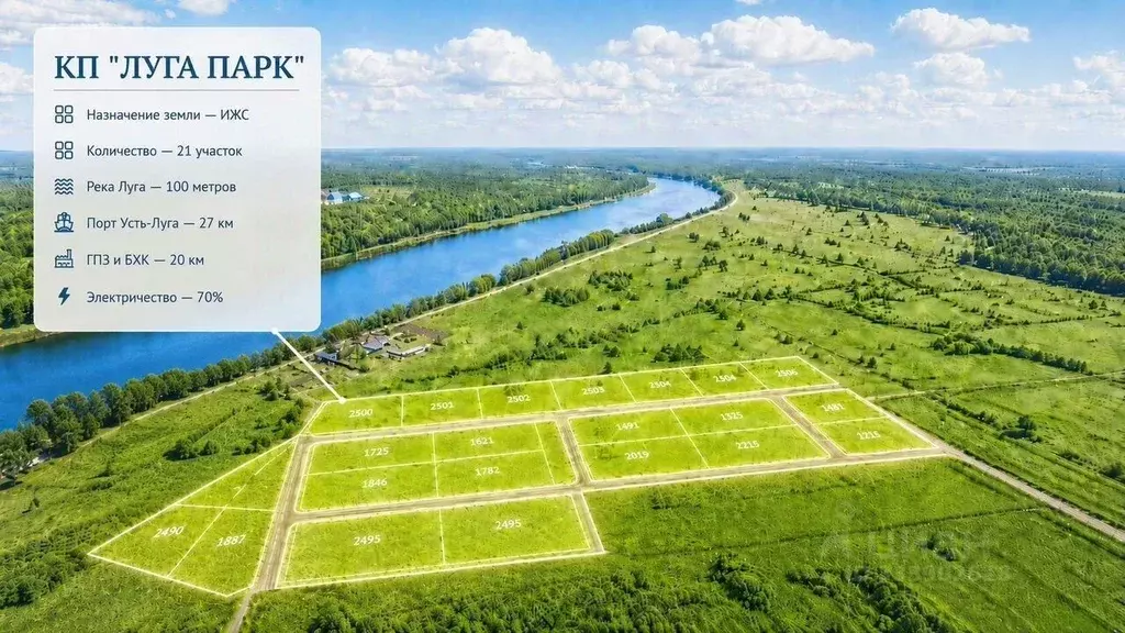 Участок в Ленинградская область, Кингисеппский район, Куземкинское ... - Фото 1