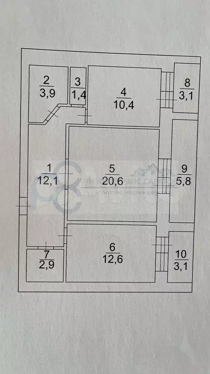 2-к. квартира, 63,9 м, 10/11 эт. - Фото 0