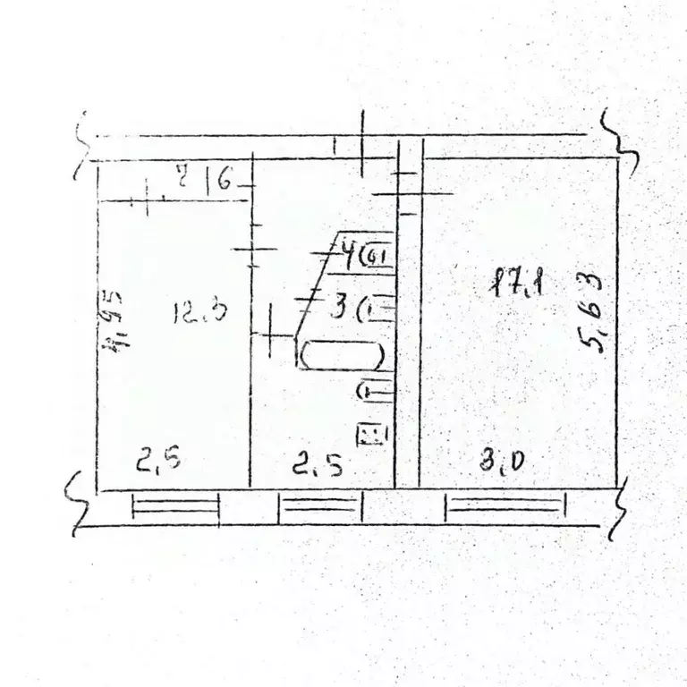 2-к кв. Калужская область, Малоярославец Коммунистическая ул., 4 (44.2 ... - Фото 2