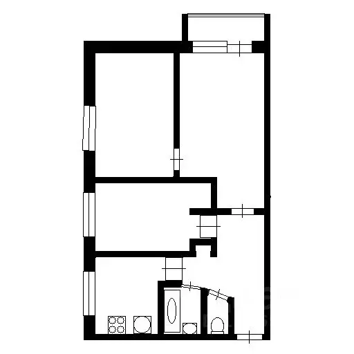 3-к кв. Курганская область, Курган ул. Гоголя, 84 (54.6 м) - Фото 1