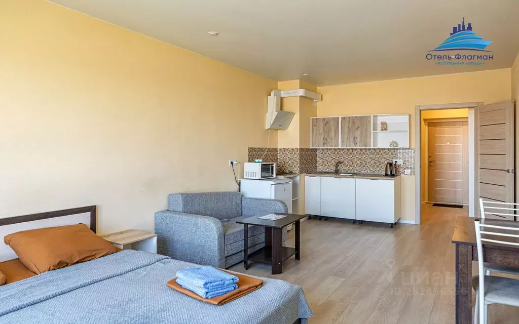 Студия Пензенская область, Пенза ул. 65-летия Победы, 31 (32.0 м) - Фото 2