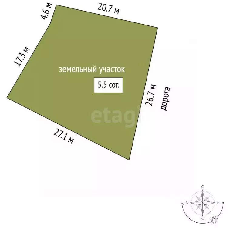 Участок в Крым, Ялта ул. Большевистская, 31Ж (5.5 сот.) - Фото 1