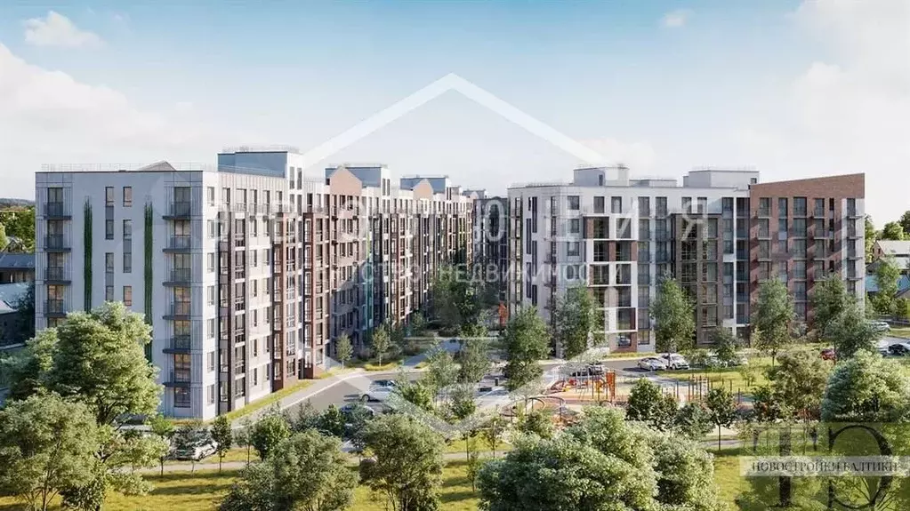 1-к. квартира, 46 м, 1/7 эт. - Фото 1