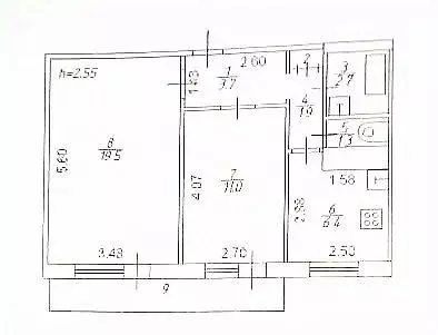 2-к кв. Тверская область, Тверь ул. Веселова, 29 (48.5 м) - Фото 2