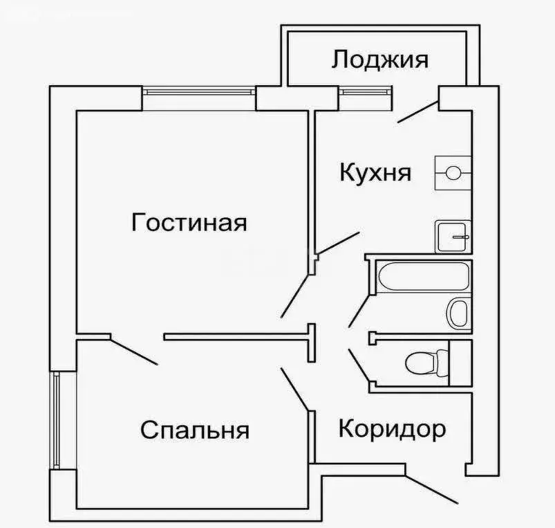 2-комнатная квартира: Узловая, улица Андреева, 9 (64.1 м) - Фото 0