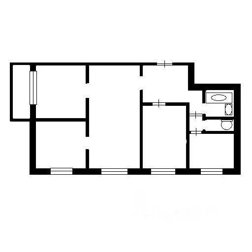 4-к кв. Самарская область, Тольятти Революционная ул., 24 (65.0 м) - Фото 1