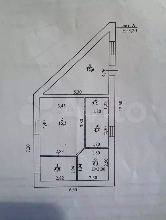 Дом 60 м на участке 10 сот. - Фото 0