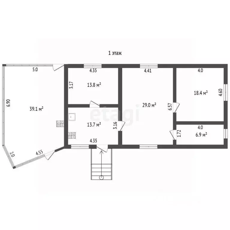 Дом в Ростовская область, Азовский район, Елизаветинское с/пос, Коса ... - Фото 2