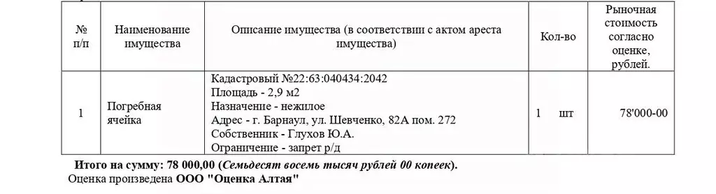 Помещение свободного назначения в Алтайский край, Барнаул ул. ... - Фото 1