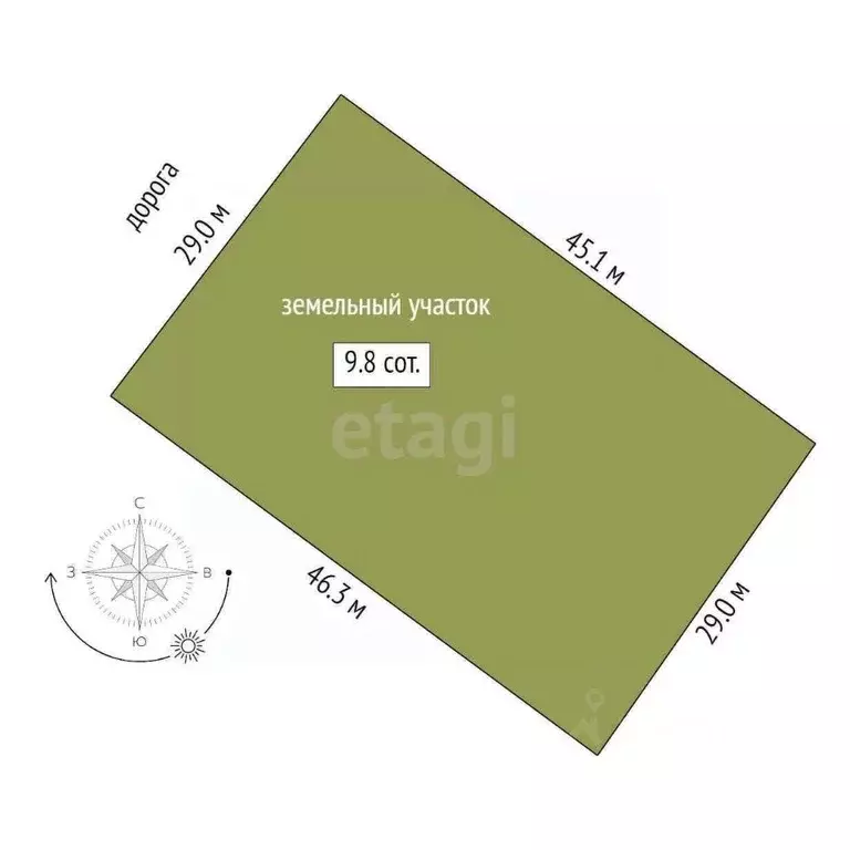 Участок в Тюменская область, Нижнетавдинский муниципальный округ, У ... - Фото 2