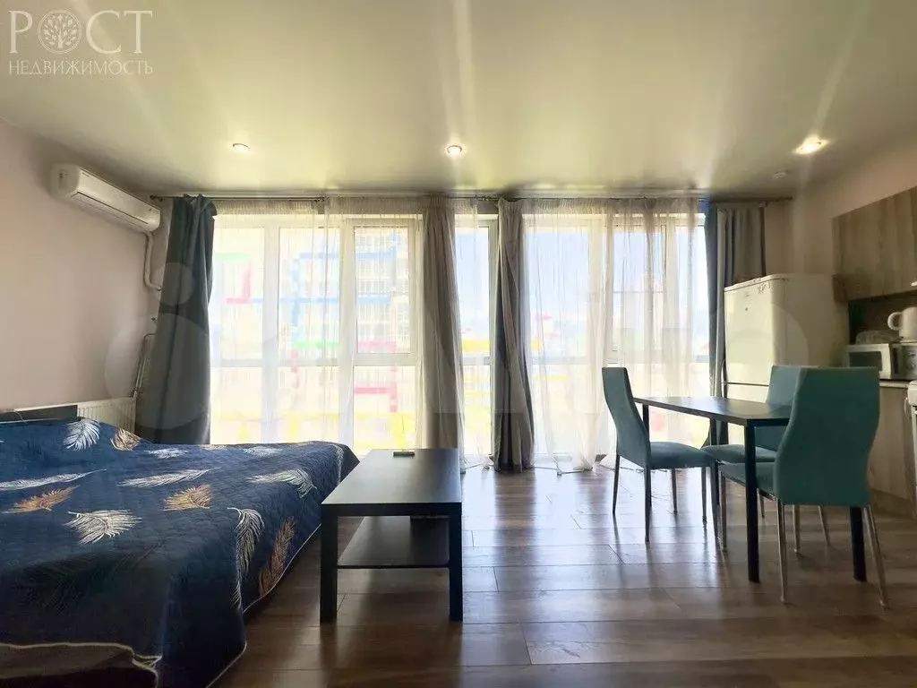 Квартира-студия, 37 м, 5/25 эт. - Фото 1
