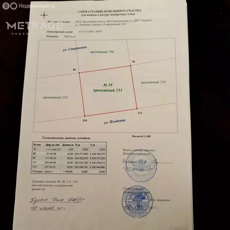 Участок в Станционный сельсовет, ДНТ Гвардия, Плодовая улица, 21 (10.5 ... - Фото 1