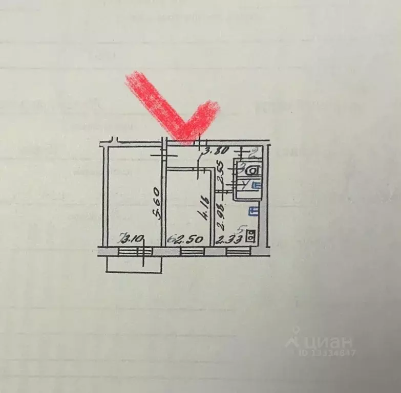 2-к кв. Курская область, Курск Союзная ул., 61А (44.4 м) - Фото 2