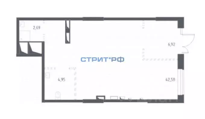 Торговая площадь в Московская область, Домодедово городской округ, с. ... - Фото 1