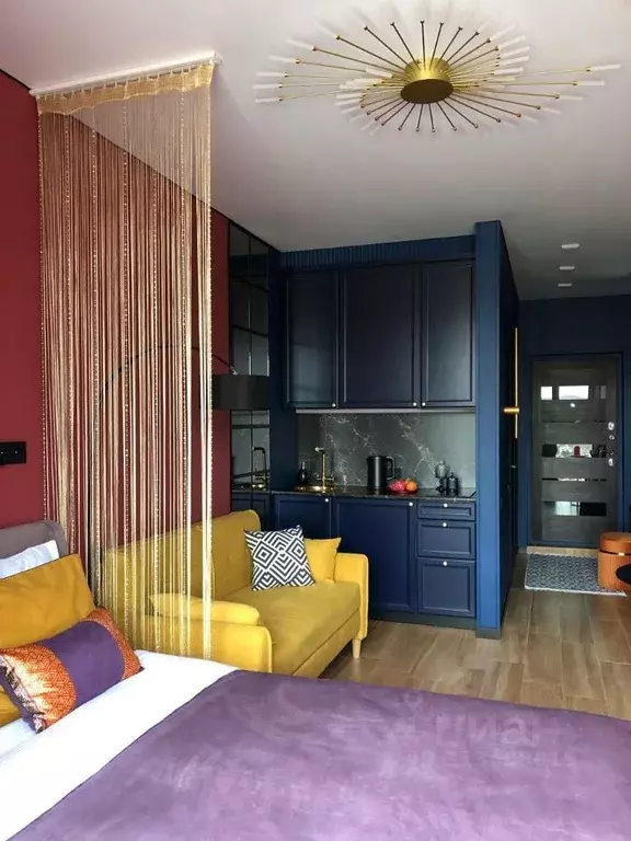 Студия Краснодарский край, Сочи Бытха мкр, ул. Ясногорская, 16/8к2 ... - Фото 1