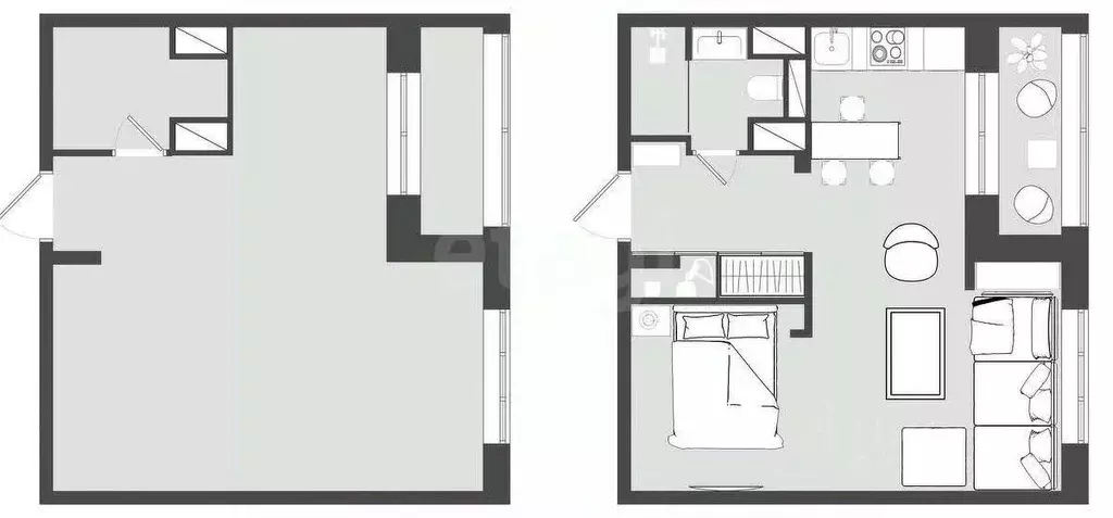 1-к кв. Тульская область, Щекино ул. Лукашина, 2А (30.3 м) - Фото 0