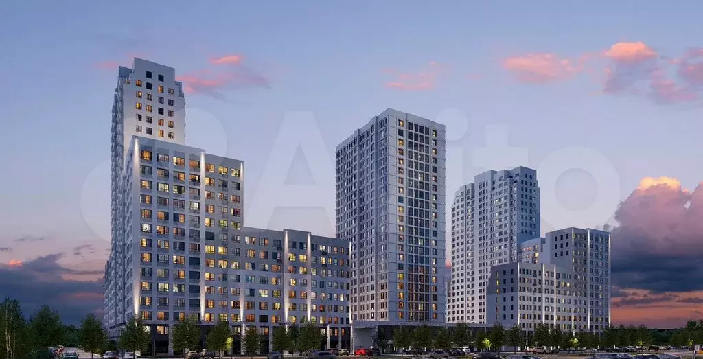 Квартира-студия, 25,1 м, 7/25 эт. - Фото 0