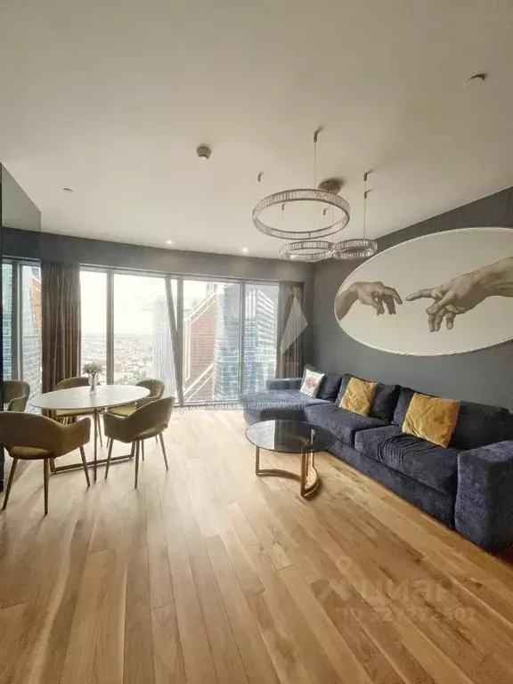 2-к кв. Москва 1-й Красногвардейский проезд, 21с2 (90.0 м) - Фото 1