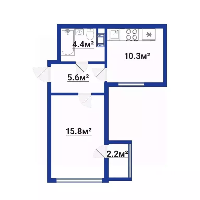 1-к кв. Санкт-Петербург ул. Плесецкая, 17 (35.5 м) - Фото 2