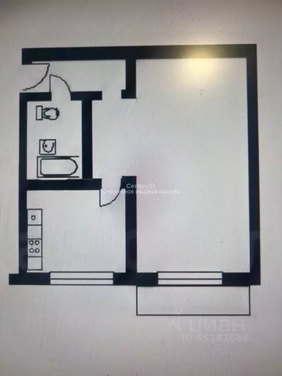 1-к кв. Москва ул. Коминтерна, 4 (30.0 м) - Фото 2