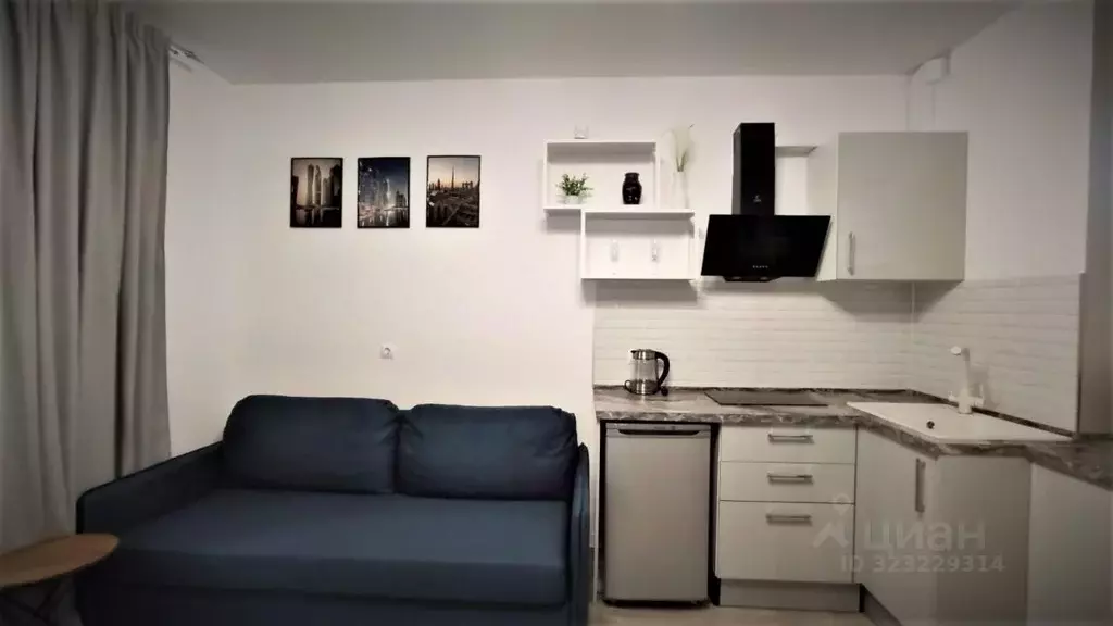 Студия Санкт-Петербург ул. Парфеновская, 6к2 (28.0 м) - Фото 2