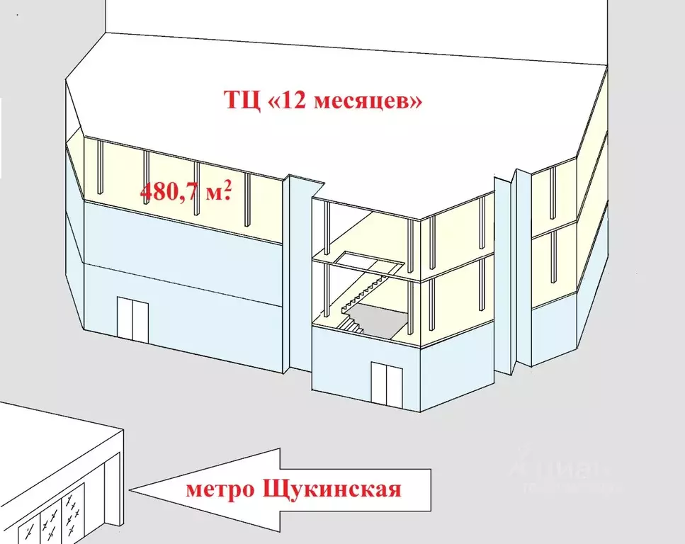 Помещение свободного назначения в Москва ул. Маршала Василевского, 17 ... - Фото 1