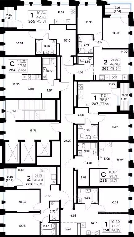 2-к кв. Татарстан, Казань ул. Профессора Мухамедьярова (48.54 м) - Фото 2