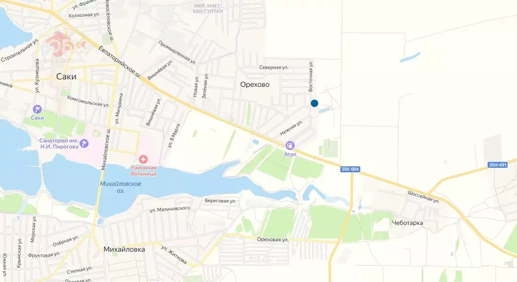 Участок в Крым, Сакский район, с. Орехово 1 (5.3 сот.) - Фото 1
