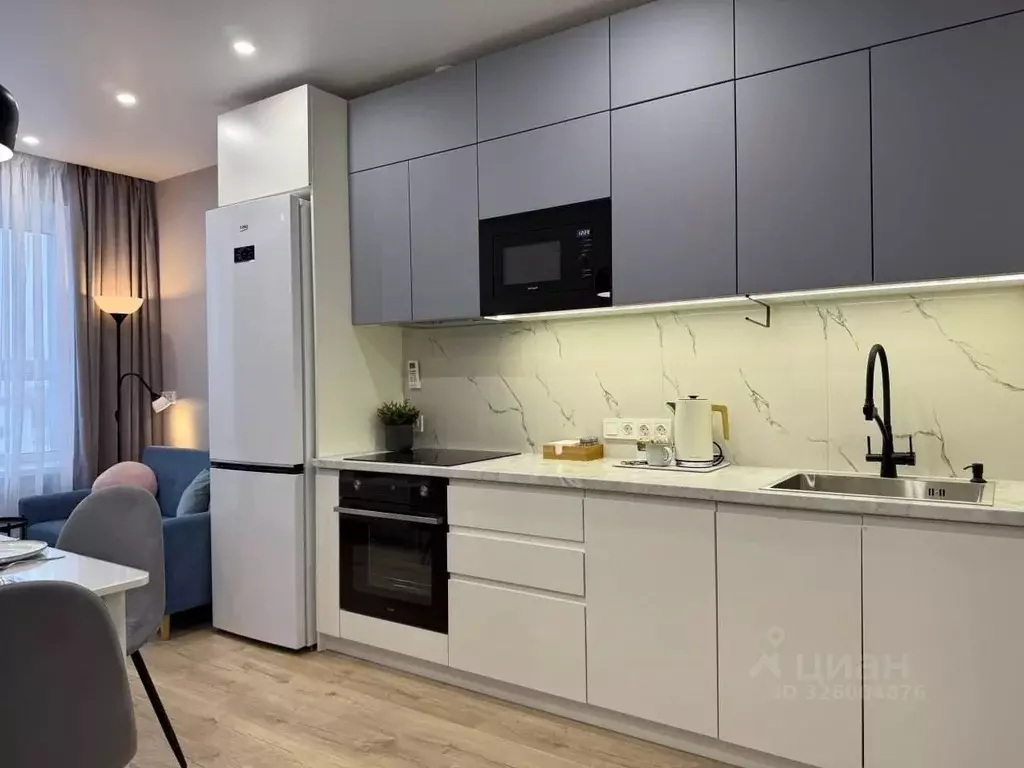 1-к кв. Татарстан, Казань ул. Азата Аббасова, 23 (35.0 м) - Фото 1