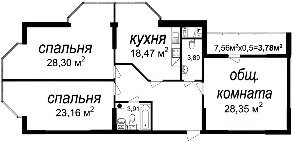 3-к кв. Крым, Симферополь ул. Фрунзе, 41А (130.0 м) - Фото 1