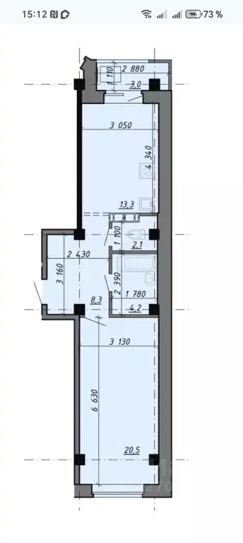 2-к кв. Хакасия, Абакан ул. Серебристая, 29 (50.0 м) - Фото 1