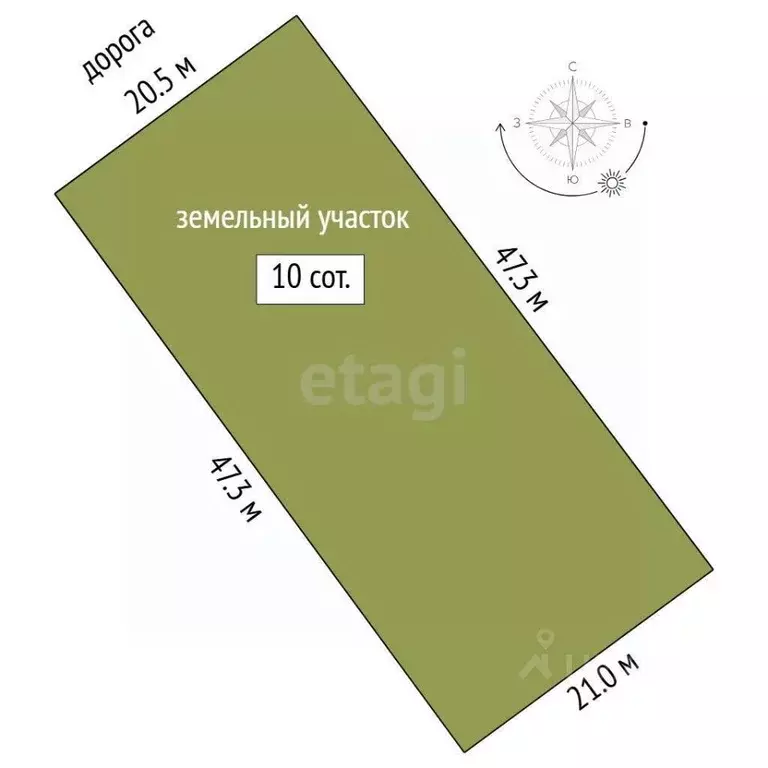 Участок в Тюменская область, Тюменский муниципальный округ, ... - Фото 1