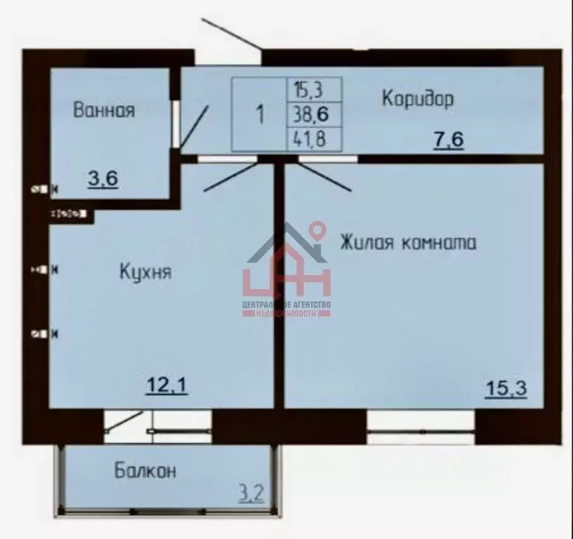 1-к кв. Ставропольский край, Ессентуки ул. Анджиевского, 48 (41.8 м) - Фото 2