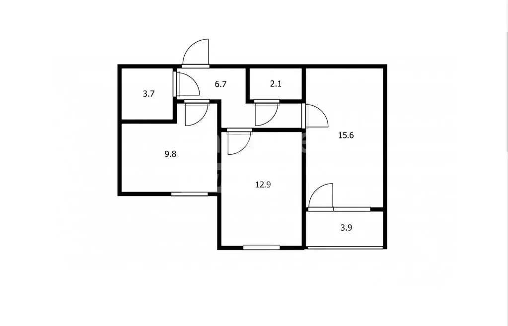 2-к кв. Санкт-Петербург пос. Стрельна, просп. Буденного, 22 (51.89 м) - Фото 2
