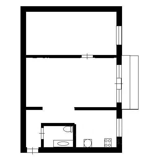 2-к кв. Самарская область, Тольятти 10-й кв-л, бул. Луначарского, 14 ... - Фото 2