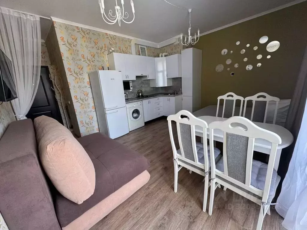 Студия Краснодарский край, Сочи Мамайка мкр, ул. Волжская, 77 (30.0 м) - Фото 1