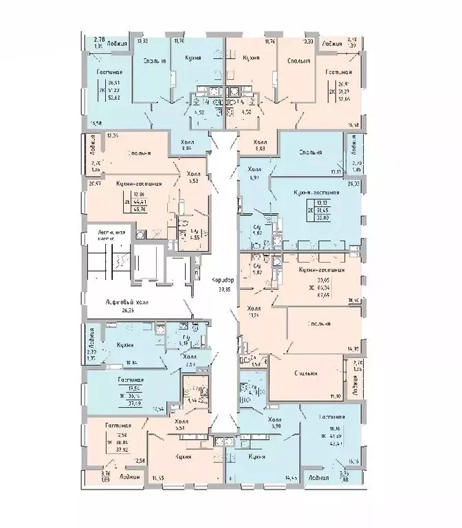 1-к кв. Ростовская область, Батайск ул. Ушинского, 27Ак3 (37.49 м) - Фото 2