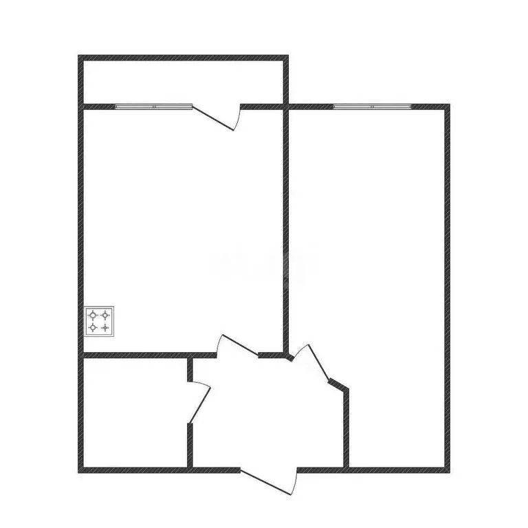 1-комнатная квартира: Краснодар, Бородинская улица, 156/2 (36.4 м) - Фото 0
