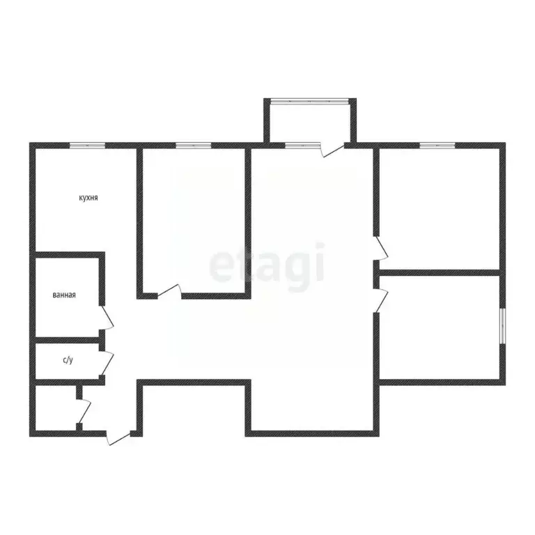 4-к кв. Костромская область, Кострома Юбилейный мкр, 6 (59.6 м) - Фото 1