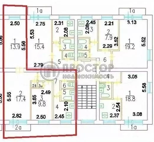 3-к кв. Москва Шелепихинское ш., 11К2 (56.6 м) - Фото 2