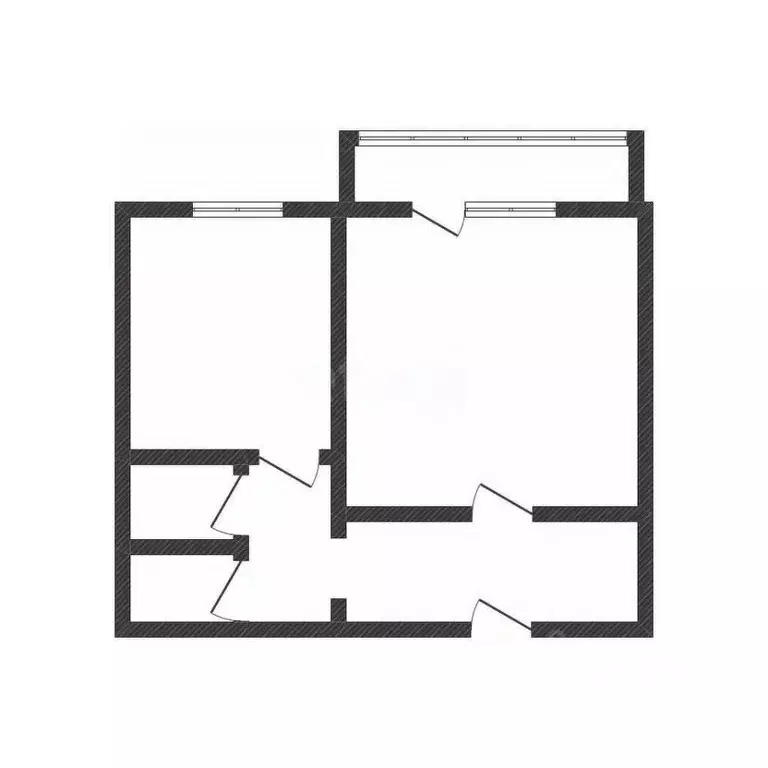 1-к кв. Курганская область, Курган 9 Мая ул., 4ВК1 (40.0 м) - Фото 2