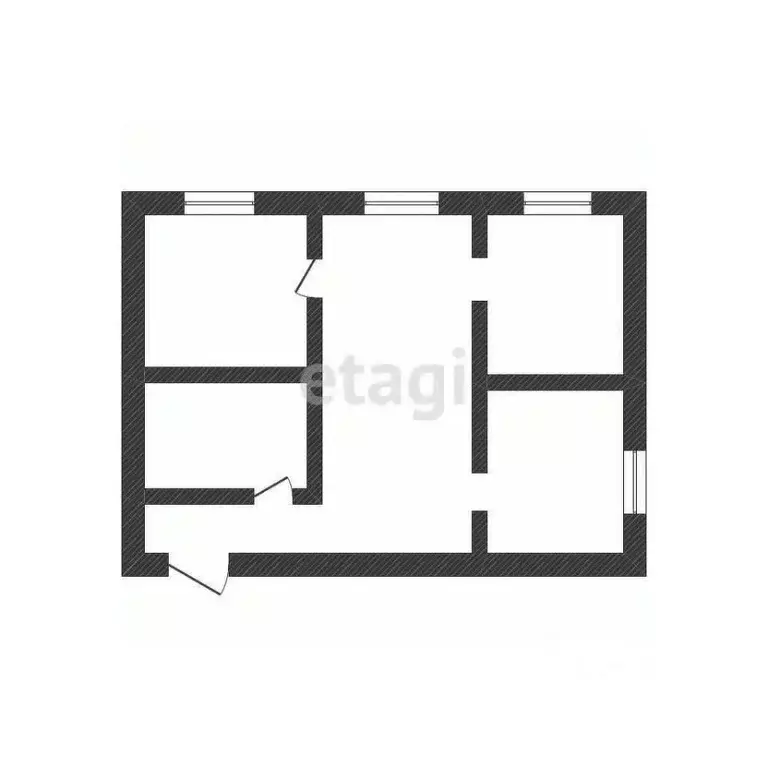 3-к кв. Приморский край, Владивосток ул. Постышева, 17 (49.1 м) - Фото 1