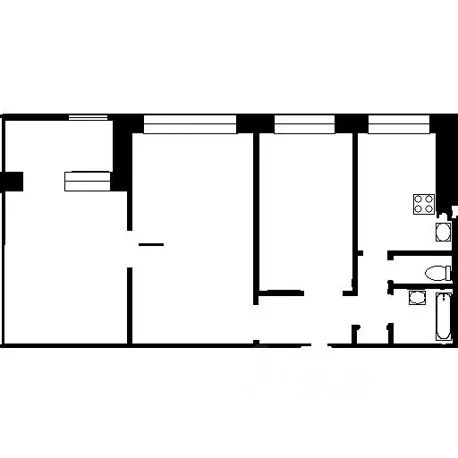 3-к кв. Нижегородская область, Нижний Новгород 6-й мкр, 19 (55.5 м) - Фото 2